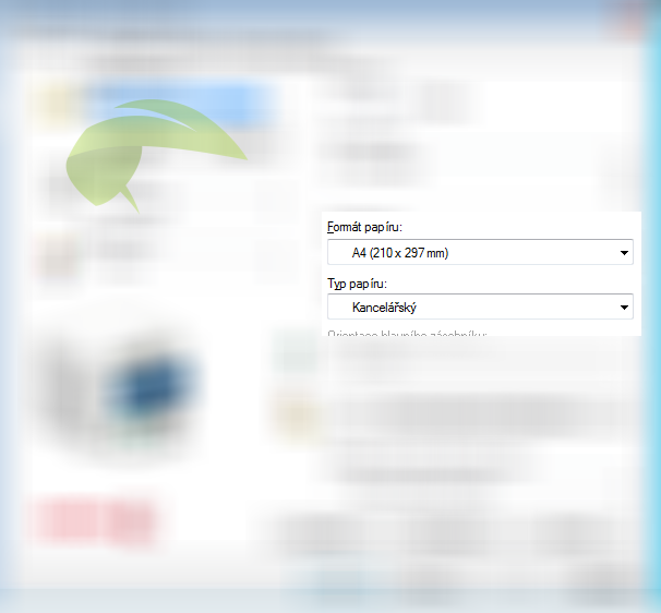 Nastavení typu papíru v tiskárnách Xerox
