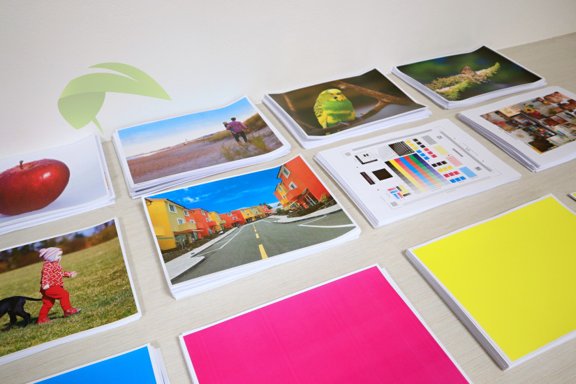 Testovací stránky vytištěné na tiskárně OKI MC563