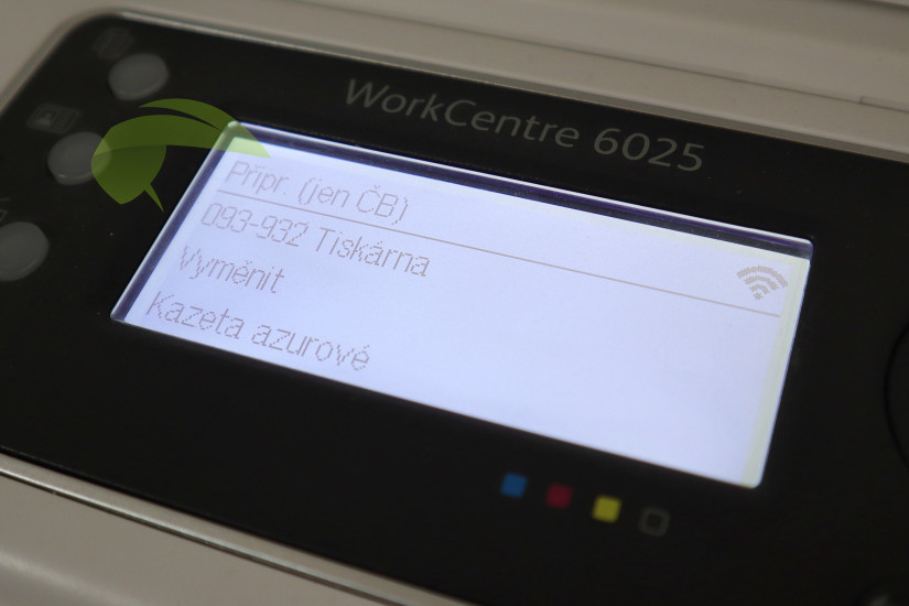 Zablokování tiskárny z důvodu prázdného toneru