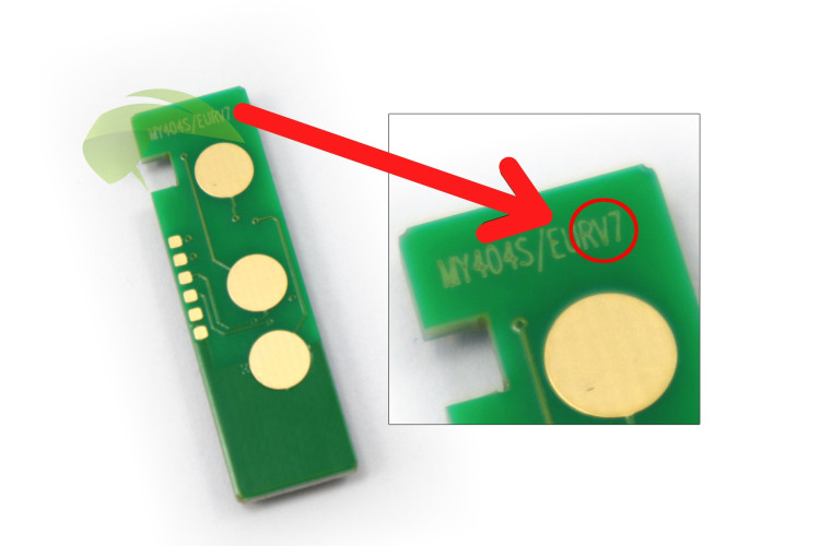 Čip z kompatibilního toneru pro tiskárnu Samsung C480w 