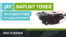 Návod k plnění tonerů HP LaserJet CF280A a CF280X
                                    
