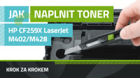 Návod k plnění tonerů HP LaserJet Pro M404/MFP M428
