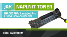 Návod k plnění tonerů HP CE278A, LaserJet Pro P1566/P1606dn/M1536 MFP