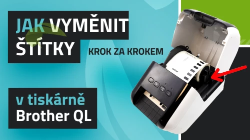 Jak vyměnit štítky v tiskárně Brother