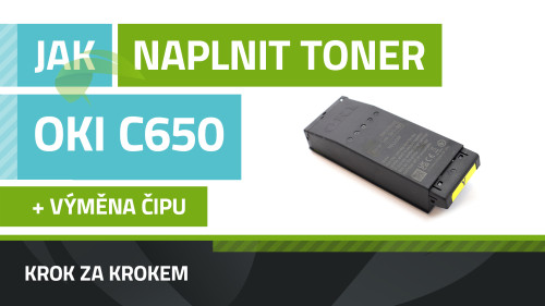 Návod k plnění tonerů OKI C650