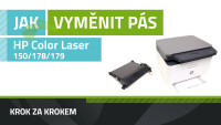 Jak vyměnit přenosový pás HP Laser 150a/150nw/MFP 178nw/179fnw
