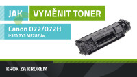 Jak vyměnit toner Canon 072/072H, Canon i-SENSYS MF287dw