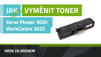 Jak vyměnit toner Xerox Phaser 3020/WorkCentre 3025&nbsp;