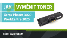 Jak vyměnit toner Xerox Phaser 3020/WorkCentre 3025&nbsp;