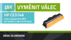 Jak vyměnit obrazový válec HP CE314A