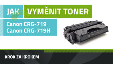 Jak vyměnit toner Canon CRG-719/CRG-719H