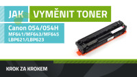 Jak vyměnit toner Canon 054/054H