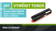 Jak vyměnit toner Canon 054/054H