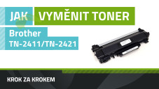 Jak vyměnit toner Brother TN-2421