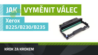 Jak vyměnit válec Xerox B225/B230/B235
