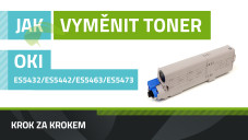 Jak vyměnit toner v tiskárně OKI ES5463/ES5473/ES5432/ES5442