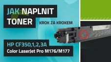 Návod k plnění tonerů HP 130A LaserJet M176/M177