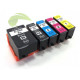 Sada kompatibilních náplní pro Epson 202XL, C13T02G74010 CMYKK, XP-6000/XP-6005/XP-6100/XP-6105