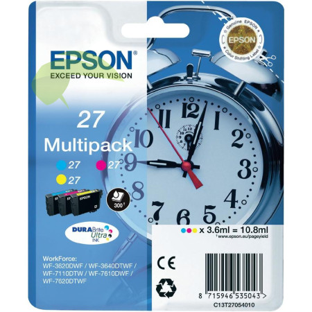 Epson T2705 originální náplň CMY, WF-3620/3640/7110/7610