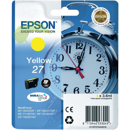 Epson T2704 originální náplň žlutá, WF-3620/3640/7110/7610