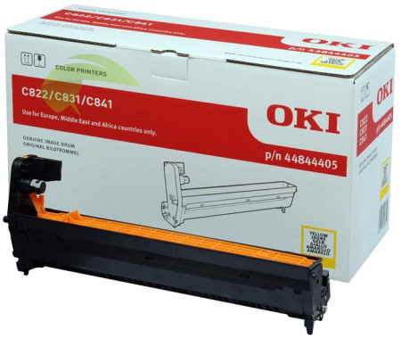 Zobrazovací válec pro OKI 44844405 originální žlutý, C822/C831/C841