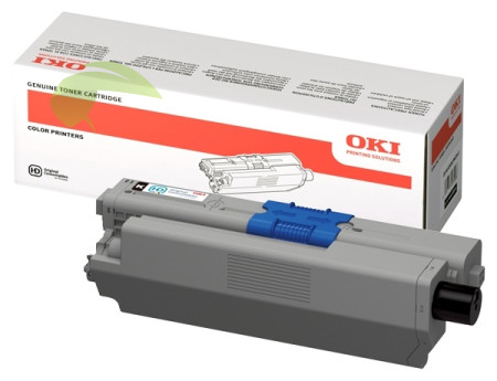 Toner OKI 44973536 originální černý, C301/C321/MC332/MC342