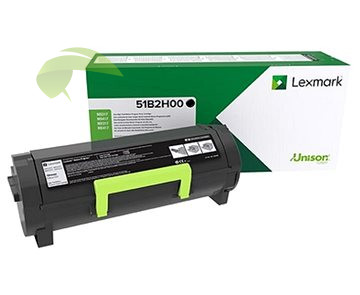 Toner Lexmark 51B2H00, originální return, MS417/MS517/MS617/MX317/MX417/MX517/MX617