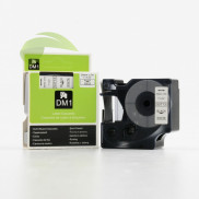 Kompatibilní páska pro Dymo 53713 / S0720930, 24mm x 7m, černý tisk / bílý podklad