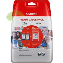 Canon PG-545XL/CL-546XL, originální multipack XL, Pixma TS3150/MG3050/MG2550