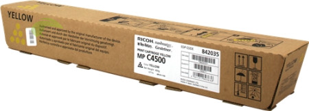 Toner Ricoh Aficio MP C3500/MP C4500, 842035, originální žlutý