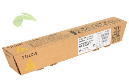 Toner Ricoh 842062 originální žlutý, Aficio MP C2031/C2051/C2531/C2551