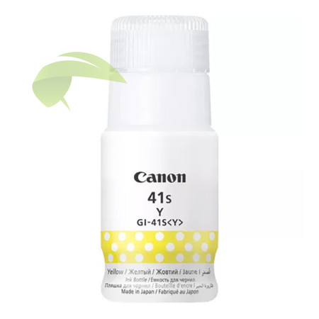 Inkoustová náplň Canon GI-41S Y, žlutá originální, PIXMA G1420/G2420/G3420/G4470