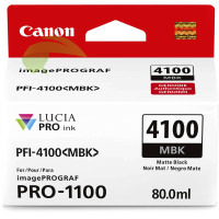 Inkoustová náplň Canon PFI-4100 MBK, 6776C001 matná černá originální, imagePROGRAF PRO-1100
