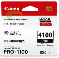 Inkoustová náplň Canon PFI-4100 PBK, 6777C001 foto černá originální, imagePROGRAF PRO-1100