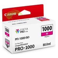 Inkoustová náplň Canon PFI-1000 M, 0548C001 magenta originální, imagePROGRAF PRO-1000