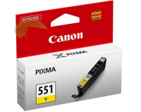 Canon CLI-551 Y originální náplň žlutá, Pixma MG5450/MG5550/MG5650/MG5655