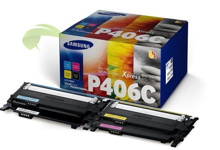 Tonery Samsung CLT-P406C originální CMYK, CLP-360/CLX-3300/Xpress C410W
