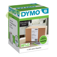 Originální etikety pro DYMO S0904980, 104 x 159 mm, 220ks, bílé
