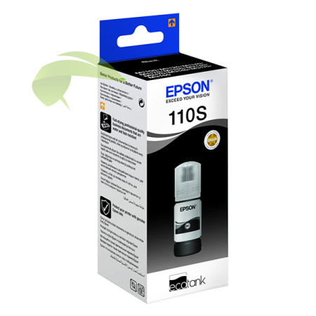 Epson 110S, C13T01L14A originální černý inkoust, Epson EcoTank M2140/M1100/M1120