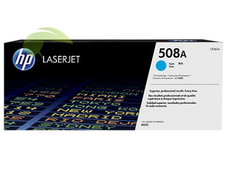 Toner HP 508A, CF361A originální cyan, LaserJet M552/M553/M577