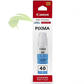 Inkoustová náplň Canon GI-40C, cyan originální, PIXMA G5040/G6040/G7040