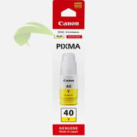 Inkoustová náplň Canon GI-40Y, žlutá originální, PIXMA G5040/G6040/G7040