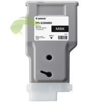 Inkoustová náplň Canon PFI-320MBK, 2889C001 matná černá originální, iP TM-200/TM-205/TM-300/TM-305