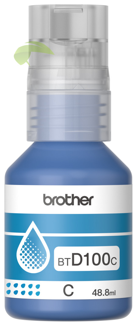 Brother BT-D100C, originální cyan, DCP-T230/T430/T435W/T436W/T530W/T730W