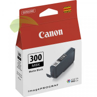 Inkoustová náplň Canon PFI-300MBK, 4192C001 matná černá originální, imagePROGRAF PRO-300