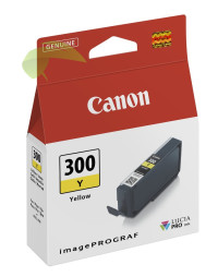 Inkoustová náplň Canon PFI-300Y, 4196C001 žlutá originální, imagePROGRAF PRO-300
