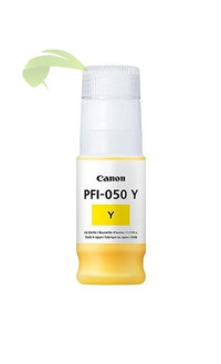 Inkoustová náplň Canon PFI-050Y, 5701C001 žlutá originální, imagePROGRAF TC-20/20M/21/21M