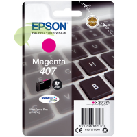 Epson 407XL, C13T07U340 originální magenta, WorkForce Pro WF-4745