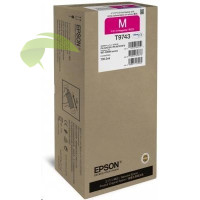 Originální náplň Epson T9743 XXL, C13T97430N magenta, WorkForce Pro WF-C869