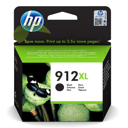 HP 3YL84AE, HP 912XL originální náplň černá, OfficeJet 8012/8013/8022/8023